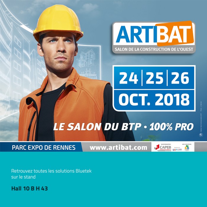 bâtiment construction Artibat 2018 Rennes parc des expositions Bluetek Adexsi